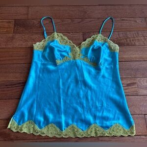 Y2K Silk&Satin lingerie cami